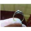 Image 2 : 10K Gold Ring with Diamonds Sz 6.5- Total Weight 1.5 gr