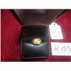 Image 1 : 10K Gold Ring Sz 6.5 - Total Weight 1.7 gr