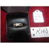 Image 1 : 10K Gold + Diamond Ring Sz 7 - Total Weight 2.7 gr