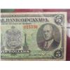 Image 7 : 1943 Royal Bank of Canada $5 Bill - Rare Graded Fine 15