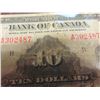 Image 5 : 1935 Bank of Canada Fine 12 Ultra Rare $10 Bill