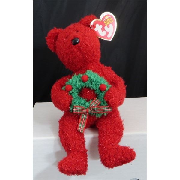 2006 Ty Beanie Baby Bear Holiday Teddy