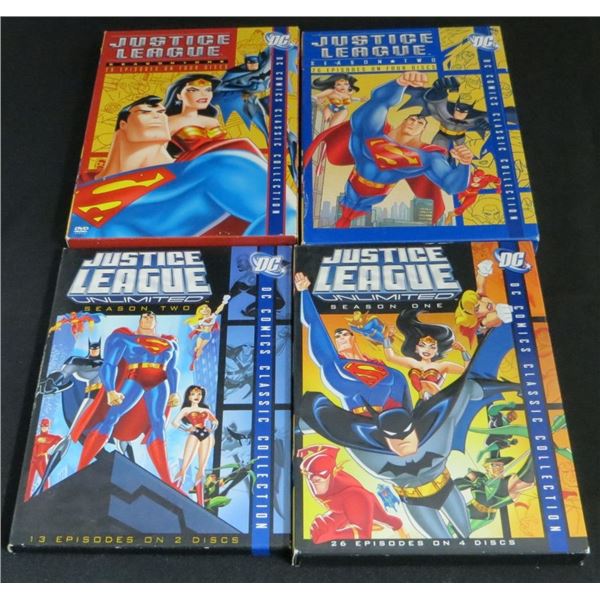4x DC Justice League DVD Collections