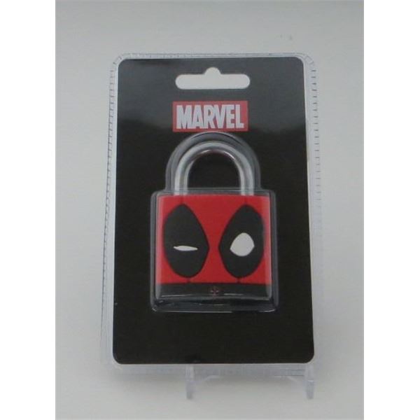 New Marvel Deadpool Steel Lock With 2 Keys