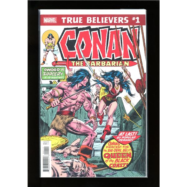 Marvel True Believers #1 Conan The Barbarian Sword VS Sorcery (NEW Never Read)