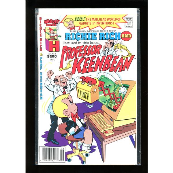 Harvey Comics Richie Rich and Professor Keenbean #8