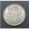 Image 1 : 1957 Canadian Silver 50 Cent Coin