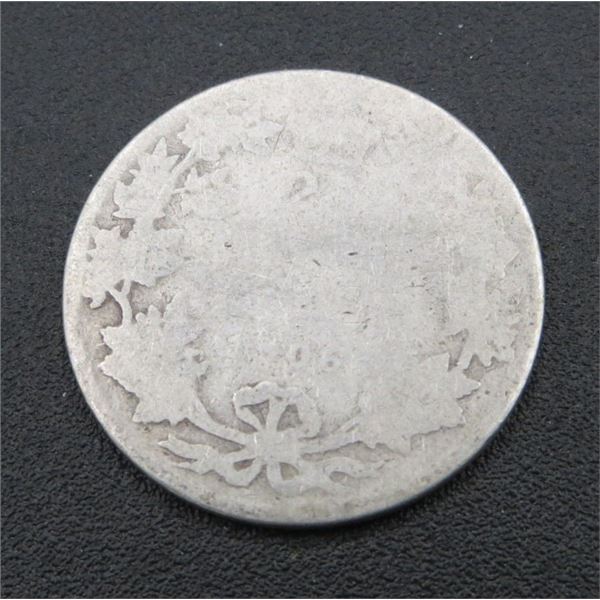 1906 Canadian Silver 25 Cent Coin
