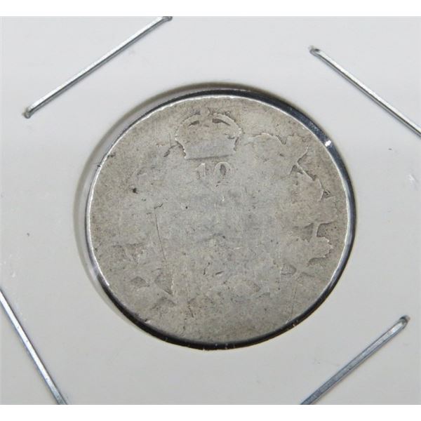 1904 Canadian 10 Cent Silver Coin