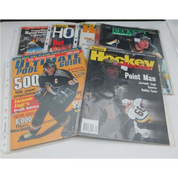 Jaromir Jagr Collection of 7 Magazines