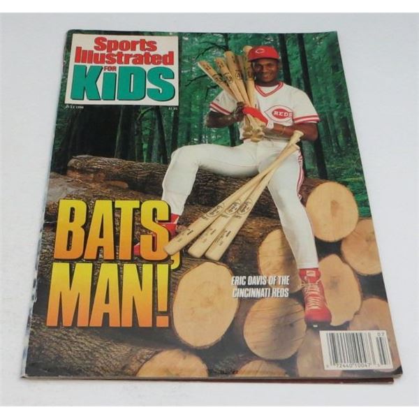 1990 Sports Illustrated Kids With Uncut trading Card Sheet Inside