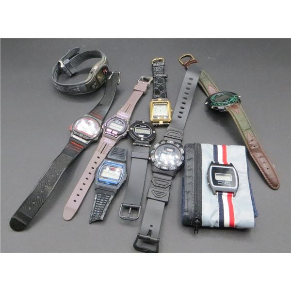 Mixed Watch Lot Timex, GFX-10, Concept 2000, Timex Ironman, Timex Triathlon & More