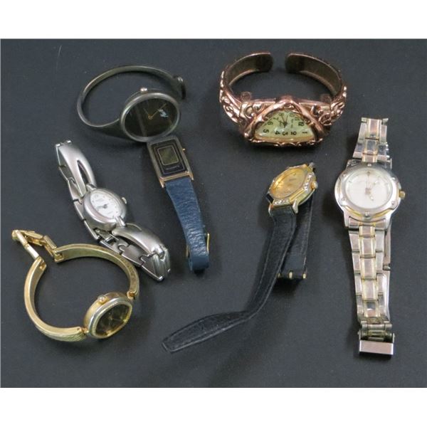 Mixed Watch Lot Time Tech, Rubina Time, Exacta, Andex, Quartz, Telus & More