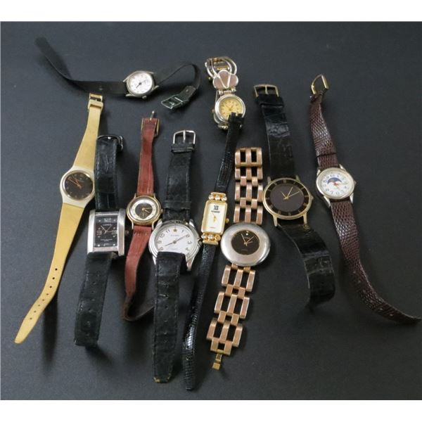 Mixed Watch Lot Aquastar, Quemex, Cenere, Lorus, Cardinal, Ellora, Caprice & More