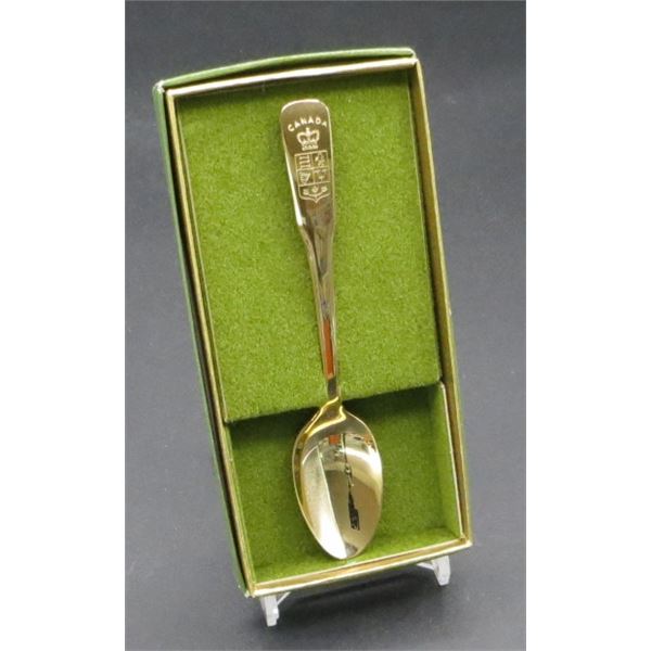 International Silver Co Canada Gold Canada Collector Spoon Weighs 12 Grams