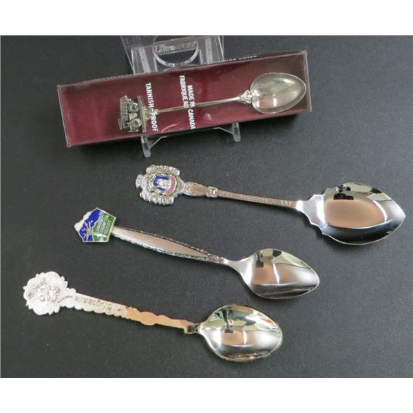 4 Collector Spoons David Thompson Resort, Luinburgh, Yugoslavia & Dump Truck
