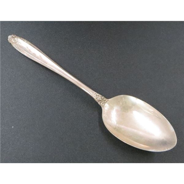 Vintage Sterling Silver Serving Spoon weighs 38 grams