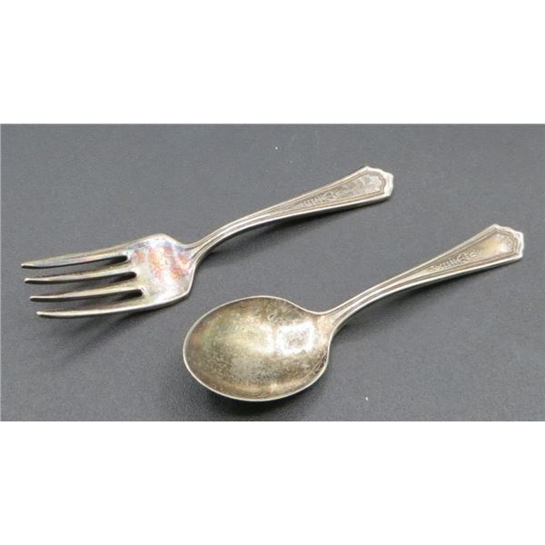 IHI | Kitchen | Serving Fork Spoon Set Ihi Made In India Vintage 4