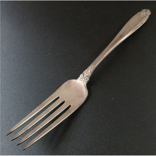 Vintage Sterling Silver Fork weighs 50 grams