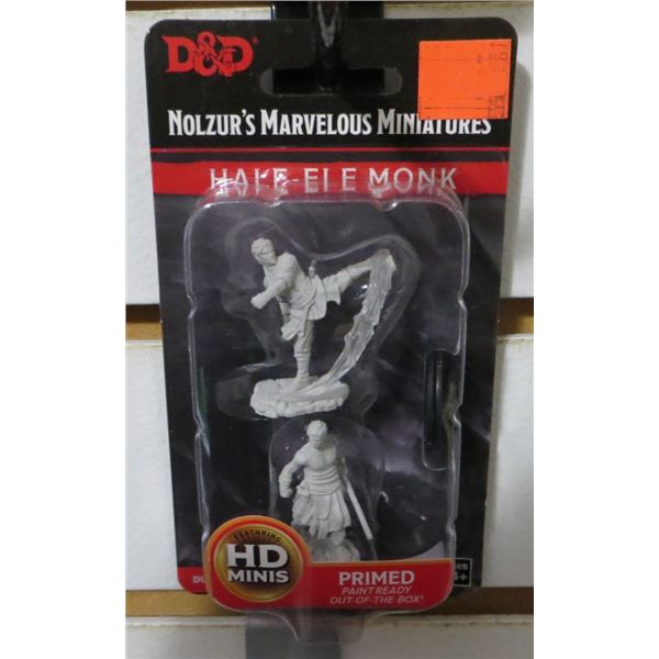 Dungeons & Dragons Nolzur’s Marvelous Miniatures: Male Half-Elf Monk Unpainted