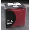 Image 1 : Deck Vault LX - 100 - Red - BCW Deck Box