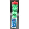 Image 1 : Koplow Jumbo 7-Piece Polyhedral Opaque Green Dice Set in Tube
