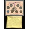 Image 1 : World War II Obsolete Coin Collection Silver War Nickels, Steel Cent With COA