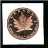 Image 2 : 1 Ounce Canada Maple Leaf .999 Fine Copper Round