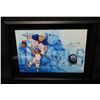 Image 1 : Connor McDavid Rookie Year "Commanding" Breaking Through Autographed UDA Framed 30x22