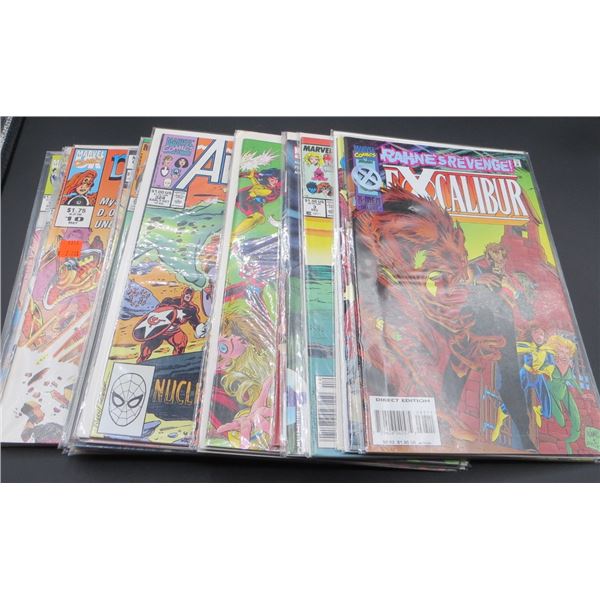 Lot of 25 Mixed Marvel Comics