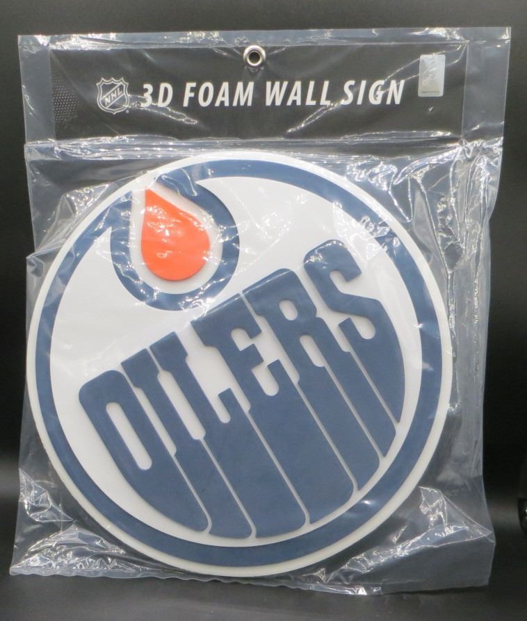 Edmonton Oilers 3D Foam Wall Sign 12