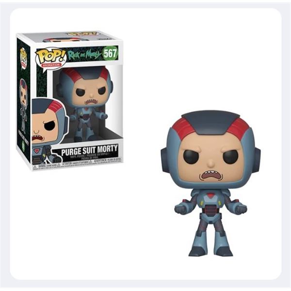 Pop! Animation Rick and Morty Vinyl Figure Purge Suit Morty #567
