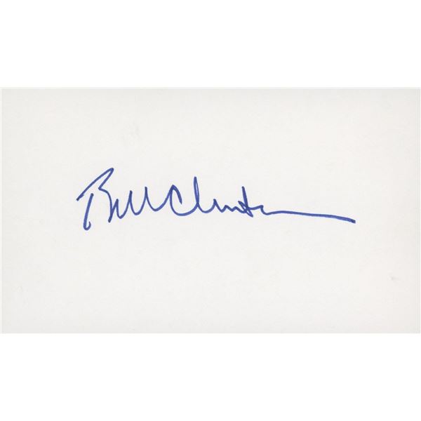 Bill Clinton signature cut