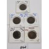 Image 1 : LOT OF 5 - CDN LARGE PENNIES - INCL 1901-1904 & 1906