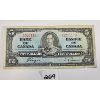 Image 1 : 1937 CDN $5 BANKNOTE