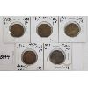 Image 1 : LOT OF 5 - CDN LARGE PENNIES - INCL 1908-1912