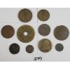 Image 1 : LOT OF 10 - EARLY WORLD COINS - INCL 1735 HAMMERED, KONSTANTINAPOLY MEDALLION, ETC. 