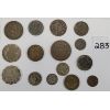 Image 1 : LOT OF 15 - EARLY WORLD COINS - INCL 1914 US SILVER 10 CENT, 1766 REICHS, ETC.