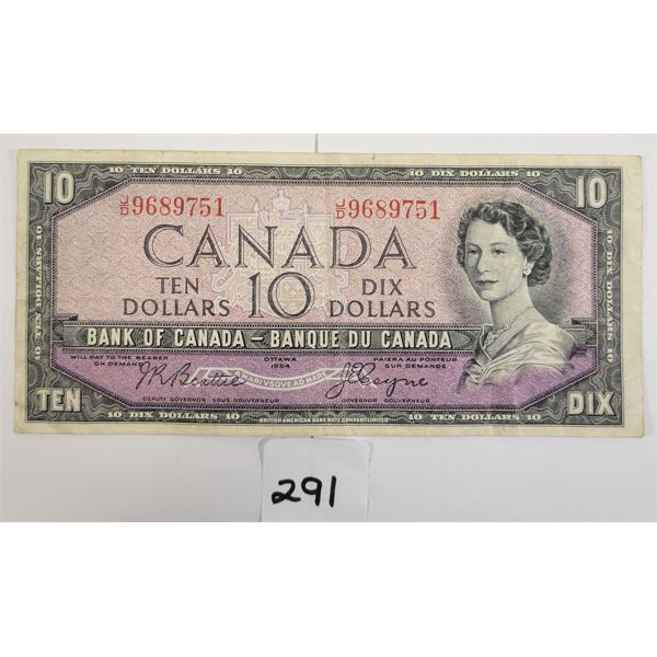 1954 CDN $10 BANKNOTE