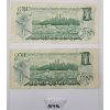 Image 2 : LOT OF 2 - 1973 CDN REPLACEMENT $1 BANKNOTES