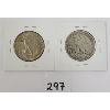 Image 2 : LOT OF 2 - 1939 & 1942 US 50 CENT PCS