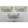 Image 2 : LOT OF 3 - 1973 CDN UNCIRCULATED $1 BANKNOTES