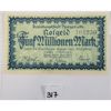 Image 1 : 1923 GERMANY 5 MILLION MARK BANKNOTE