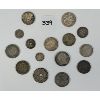 Image 2 : LOT OF 15 - WORLD COINS INCL S RHODESIA PENNY, JAMAICAN HALF PENNY,  ETC.