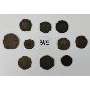 Image 1 : LOT OF 10 - EARLY WORLD COINS - INCL 1718 FRANCE, 1771 1 SKILLING, ETC.