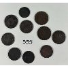 Image 1 : LOT OF 10 - EARLY WORLD COINS - INCL 1894 10 CENTESIMI, 1842 SPANISH 8 MARAVEDIS, ETC. 