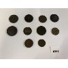 Image 1 : LOT OF 10 - EARLY WORLD COINS - INCL 1762 PHENNING, 1847 4 PFENNINGE, ETC. 