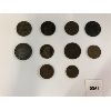 Image 2 : LOT OF 10 - EARLY WORLD COINS - INCL 1762 PHENNING, 1847 4 PFENNINGE, ETC. 