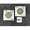 Image 2 : 1913 & 1929 CDN 50 CENT PIECES