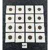Image 2 : LOT OF 16 - US INDIAN HEAD PENNIES